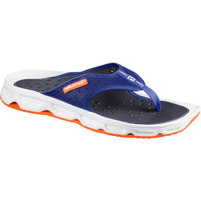 Sandalias Salomon Hombre Azul Marino / Blancas - Salomon Argentina RX BREAK ,028547-QMC